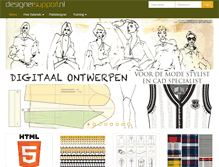 Tablet Screenshot of designersupport.nl